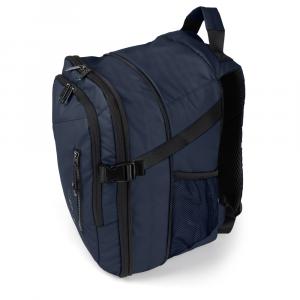 Ranac putni za low cost sa 2 odeljka 25x40x20/23 cm 20/23l - 0,62kg Canada tamno plava