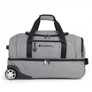 Torba putna sa točkićima 2 odeljka 55x32x29 cm  51l/2,2 kg Canada Gabol siva