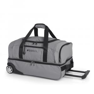 Torba putna sa točkićima 2 odeljka 55x32x29 cm  51l/2,2 kg Canada siva