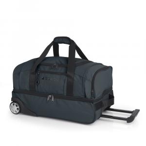 Torba putna sa točkićima 2 odeljka 55x32x29 cm  51l/2,2 kg Canada tamno zelena