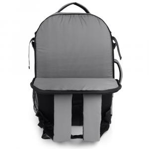 Ranac sa 2 odeljka 35x55x18,5/23 cm 38,5/44l, 1kg Canada siva