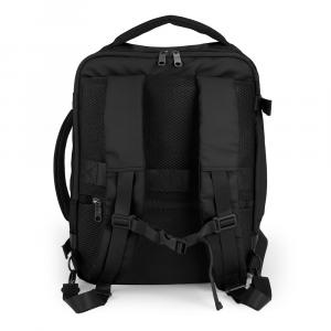 Ranac putni za low cost sa 3 odeljka 30x40x20/24 cm 24/28,8l - 1kg Canada crna