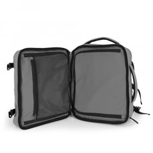 Ranac putni za low cost sa 3 odeljka 30x40x20/24 cm 24/28,8l - 1kg Canada siva