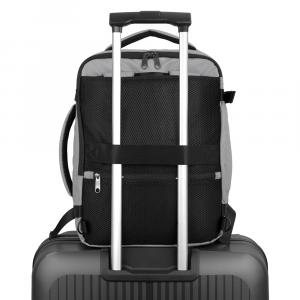Ranac putni za low cost sa 3 odeljka 30x40x20/24 cm 24/28,8l - 1kg Canada siva