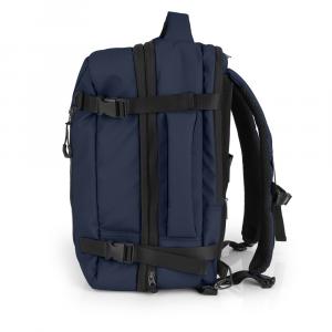 Ranac putni za low cost sa 3 odeljka 30x40x20/24 cm 24/28,8l - 1kg Canada tamno plava