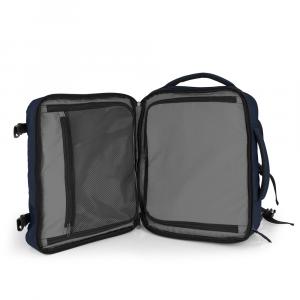Ranac putni za low cost sa 3 odeljka 30x40x20/24 cm 24/28,8l - 1kg Canada tamno plava