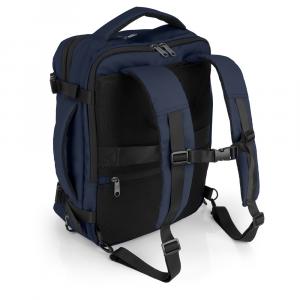 Ranac putni za low cost sa 3 odeljka 30x40x20/24 cm 24/28,8l - 1kg Canada tamno plava