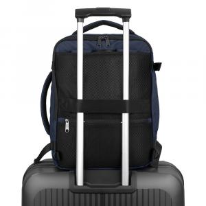 Ranac putni za low cost sa 3 odeljka 30x40x20/24 cm 24/28,8l - 1kg Canada tamno plava