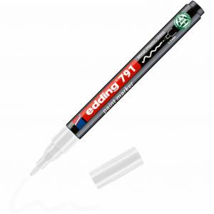 Paint marker E-791 1-2mm bela