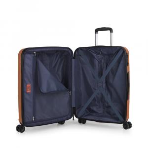 Kofer srednji PROŠIRIVI 47x66x26,5/30 cm  ABS 70,3/79,6l-3,9 kg Montreal narandžasta