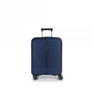 Kofer mali (kabinski) PROŠIRIVI 40x55x20/25cm Brooklyn 41,7/47,4 l-2,8 kg Gabol metalik plava