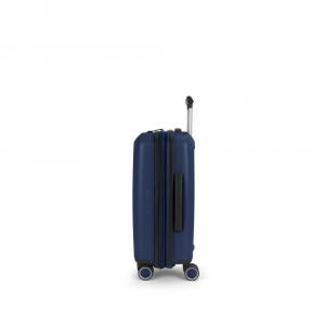 Kofer mali (kabinski) PROŠIRIVI 40x55x20/25cm Brooklyn 41,7/47,4 l-2,8 kg metalik plava