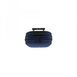 Kofer mali (kabinski) PROŠIRIVI 40x55x20/25cm Brooklyn 41,7/47,4 l-2,8 kg metalik plava