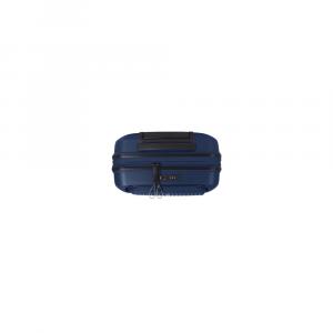 Kofer mali (kabinski) sa odeljkom za laptop PROŠIRIVI 40x55x22/25cm Brooklyn 41,7/47,4 l-3,1 kg metalik plava