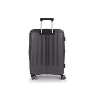 Kofer srednji PROŠIRIVI 45x65x27/30cm Brooklyn 70/77,8 l-3,4 kg metalik siva