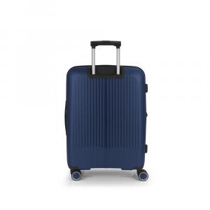 Kofer srednji PROŠIRIVI 45x65x27/30cm Brooklyn 70/77,8 l-3,4 kg metalik plava