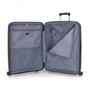 Kofer veliki PROŠIRIVI 51x75x31/34cm Brooklyn 109/119,6 l-4,5 kg metalik siva