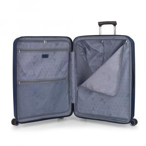 Kofer veliki PROŠIRIVI 51x75x31/34cm Brooklyn 109/119,6 l-4,5 kg metalik plava