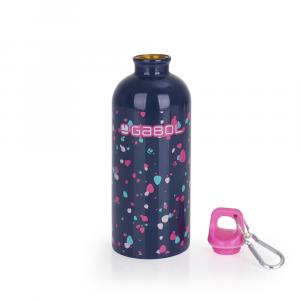 Aluminijumska boca za vodu sa zakačkom 7x21 cm  600ml Party 