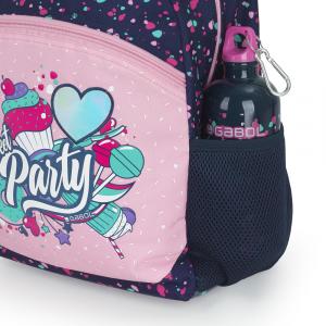 Aluminijumska boca za vodu sa zakačkom 7x21 cm  600ml Party 