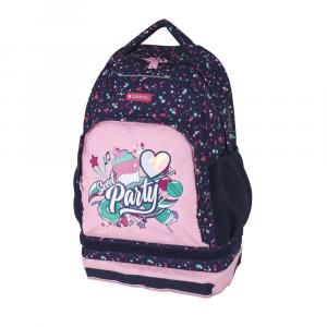 Ranac školski sa točkićima RASKLOPIV 34x46x20 cm 23 l - 1,8 kg Party