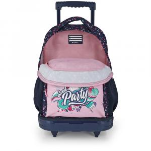 Ranac školski sa točkićima RASKLOPIV 34x46x20 cm 23 l - 1,8 kg Party