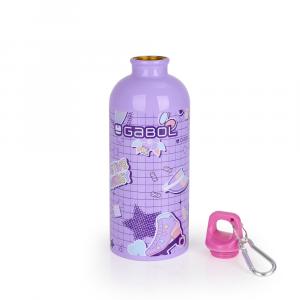 Aluminijumska boca za vodu sa zakačkom 7x21 cm  600ml Funny 