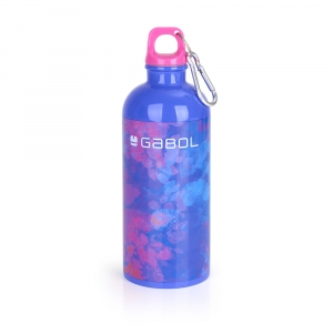 Aluminijumska boca za vodu sa zakačkom 7x21 cm  600ml Sunset Gabol 