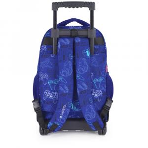 Ranac školski sa točkićima RASKLOPIV 34x46x20 cm 23 l - 1,8 kg Gaming