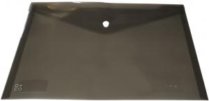 Fascikla pismo A4, 333x235mm, providna dim siva
