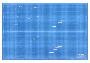 Podloga za sečenje Dahle, tvrdoća 5, 900x600mm 