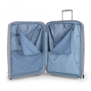 Kofer veliki PROŠIRIVI 51x75x31/34 cm cm  Polypropilen 109,6/120,2 l- 4,3 kg Queens srebrna
