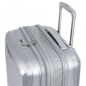 Kofer veliki PROŠIRIVI 51x75x31/34 cm cm  Polypropilen 109,6/120,2 l- 4,3 kg Queens srebrna