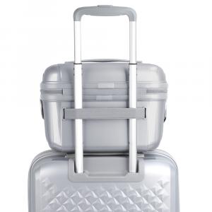 Neseser 33x24x20 cm 13l Queens srebrna