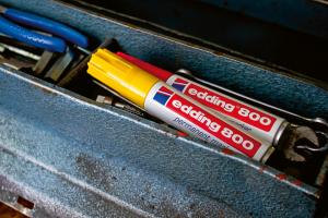 Permanent marker Edding E-800 4-12mm plava