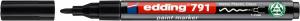 Paint marker E-791 1-2mm Edding crna