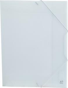 Fascikla PVC sa gumicom A4, 320x246x10mm, providna O+CO transparent