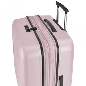 Kofer mali (kabinski) PROŠIRIVI 40x55x20/25cm Brooklyn 41,7/47,4 l-2,8 kg roze