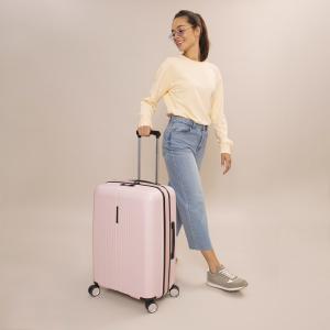 Kofer srednji PROŠIRIVI 45x65x27/30cm Brooklyn 70/77,8 l-3,4 kg roze