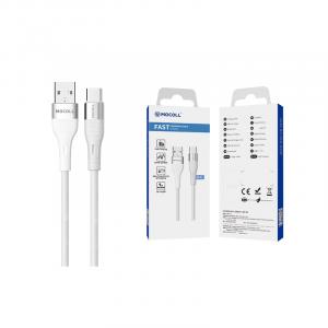 Kabl za brzo punjenje do 18W A-C, 1m Mocoll bela