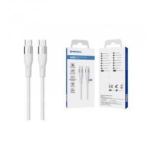 Kabl za brzo punjenje do 60W C-C, 1m bela