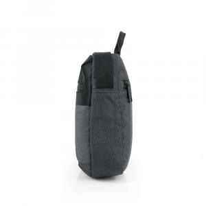 Torbica na rame muška 18x22x6 cm Liam siva