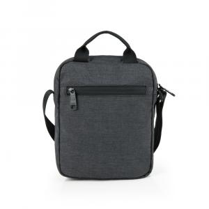 Torbica na rame muška 18x22x6 cm Liam siva