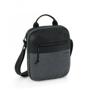 Torbica na rame muška 18x22x6 cm Liam siva