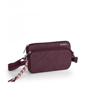 Torba na rame ženska 20x12x3 cm Aitana bordo