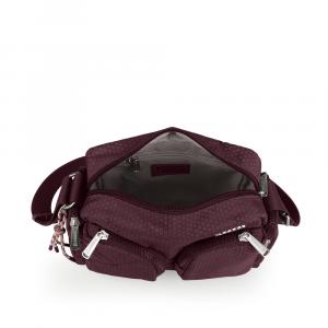 Torba na rame ženska 25x17x8 cm Aitana bordo