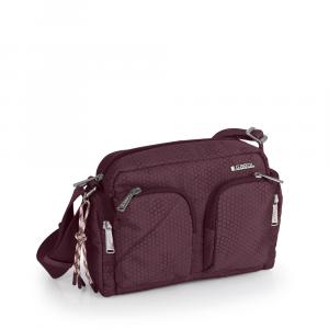 Torba na rame ženska 25x17x8 cm Aitana bordo