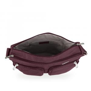 Torba na rame ženska 33x23x10 cm Aitana bordo