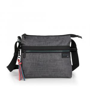 Torba na rame ženska 24x19x9 cm Shani Gabol siva