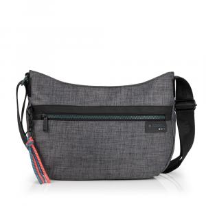 Torba na rame ženska 32x25x10 cm Shani Gabol siva